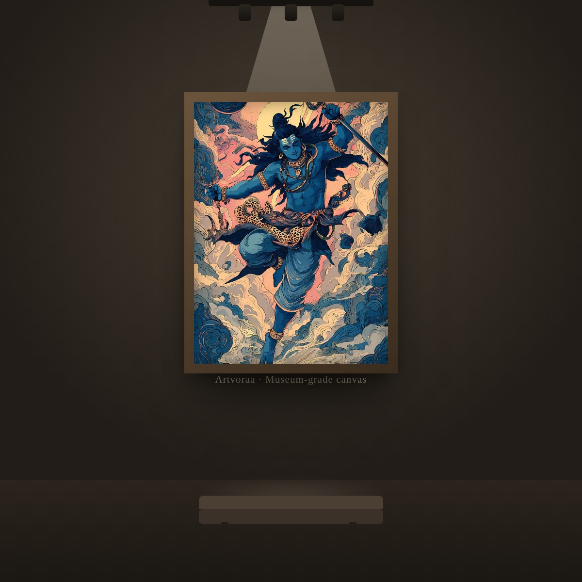 Shiva Tandava - gallery wall display